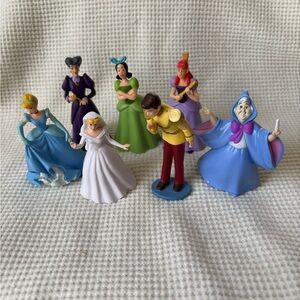 Disney Cinderella Stepsisters Drizella Anastasia Stepmother Godmother Prince lot